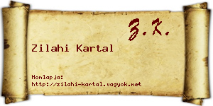 Zilahi Kartal névjegykártya